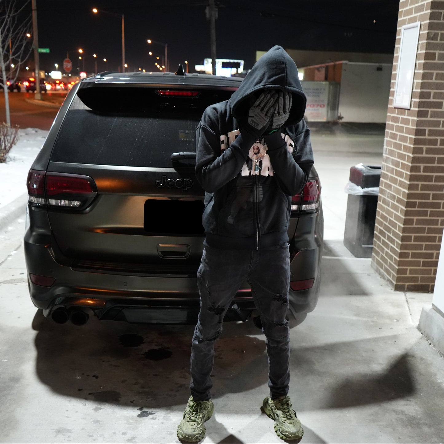 BROKE SAINT BLACK HOODIE