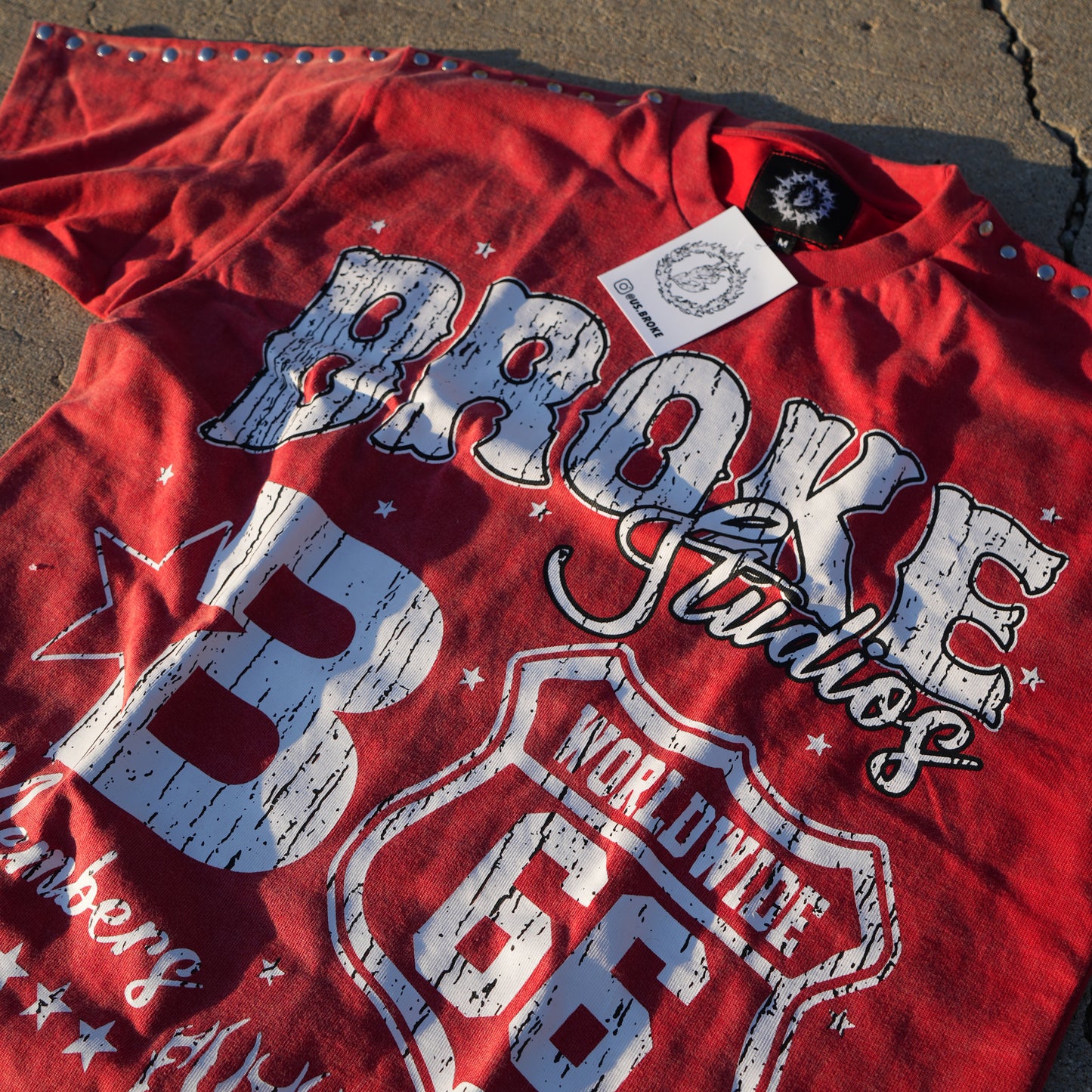 BROKE STUDIOS RED TEE