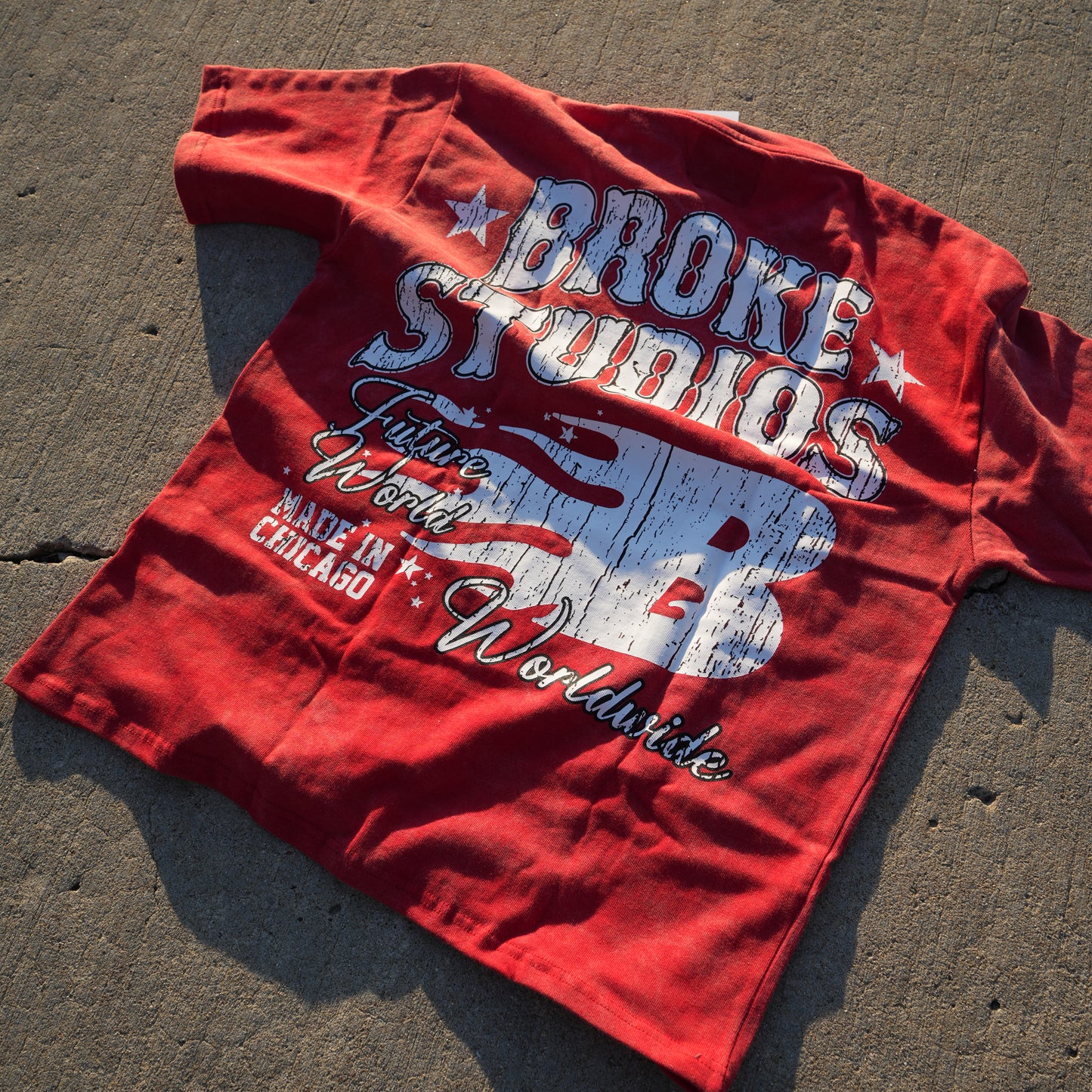 BROKE STUDIOS RED TEE