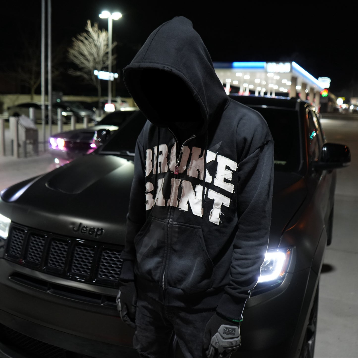 BROKE SAINT BLACK HOODIE
