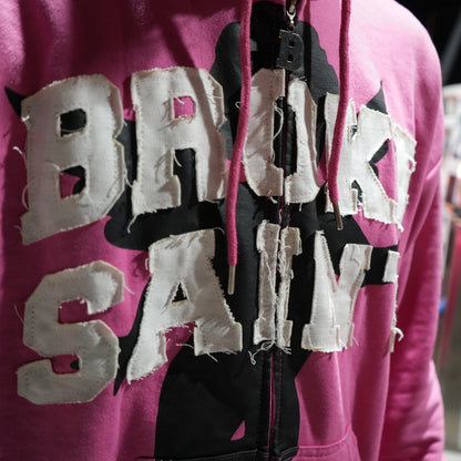 BROKE SAINT PINK HOODIE