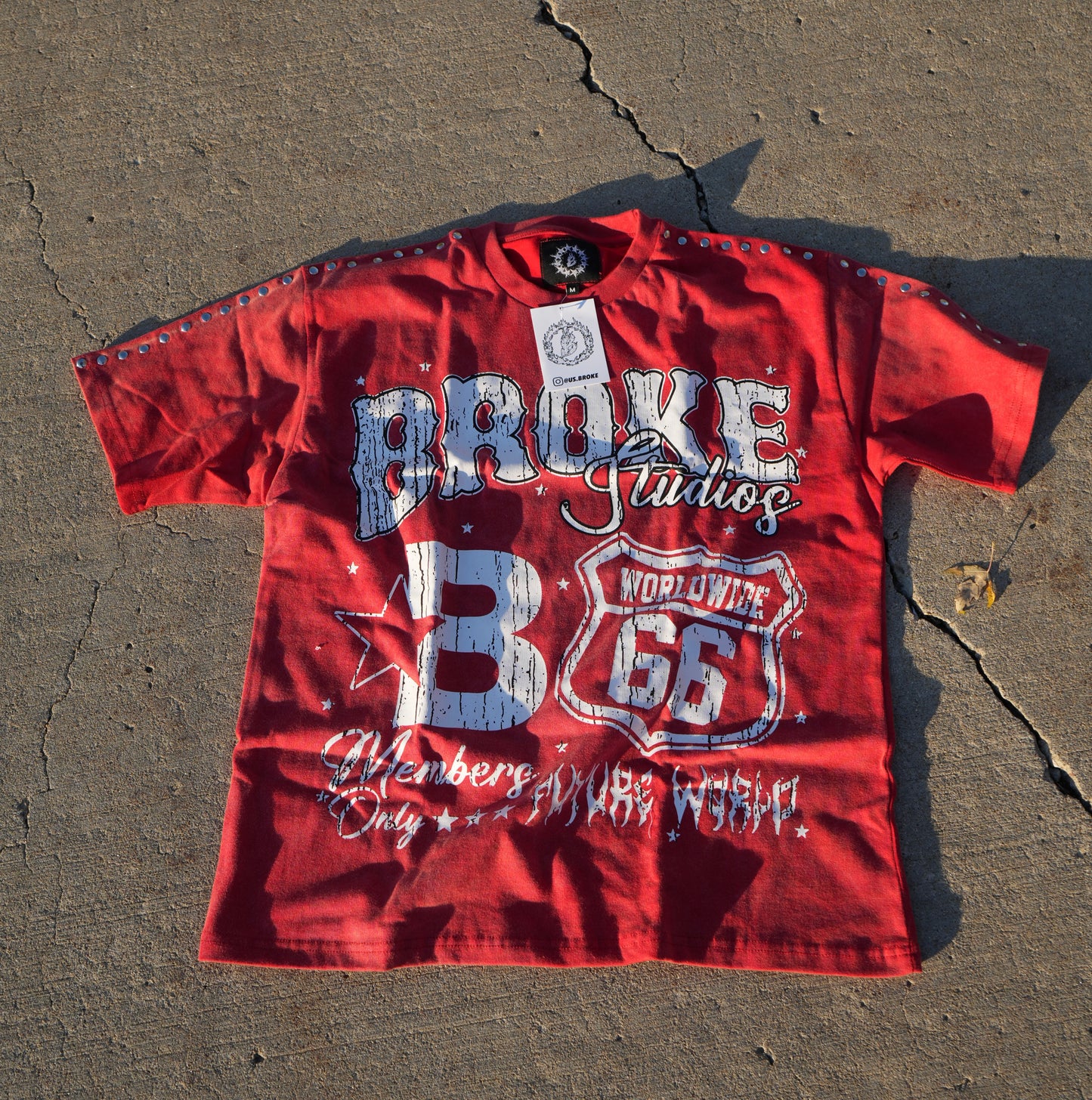 BROKE STUDIOS RED TEE