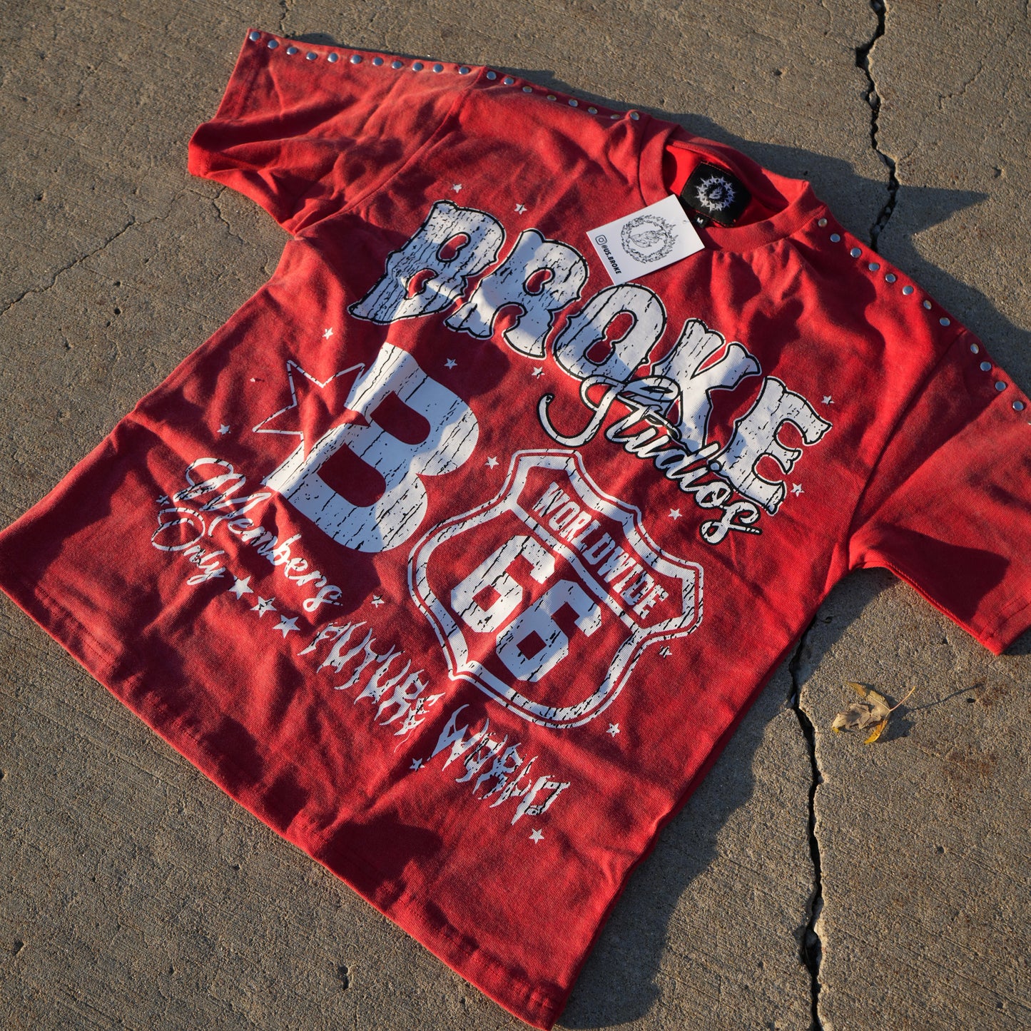 BROKE STUDIOS RED TEE