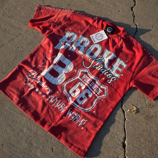 BROKE STUDIOS RED TEE